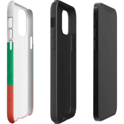 Bulgarian Flag Distressed iPhone 12 Impact Case